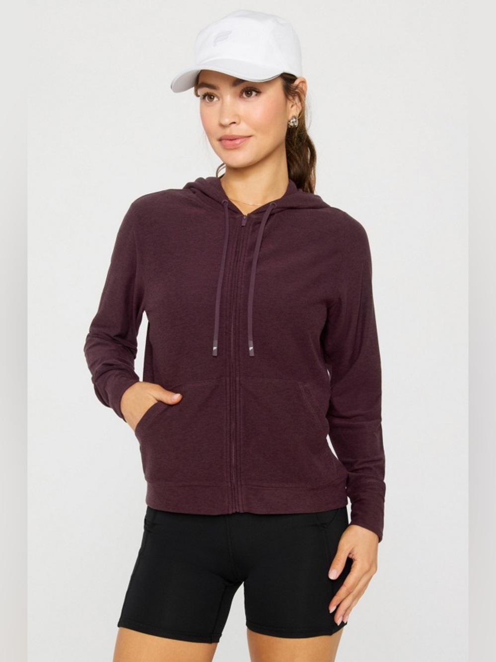 NWT! Fabletics Cloud Jersey Hooded Jacket